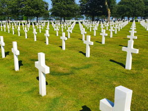 photo de cimetière du débarquement